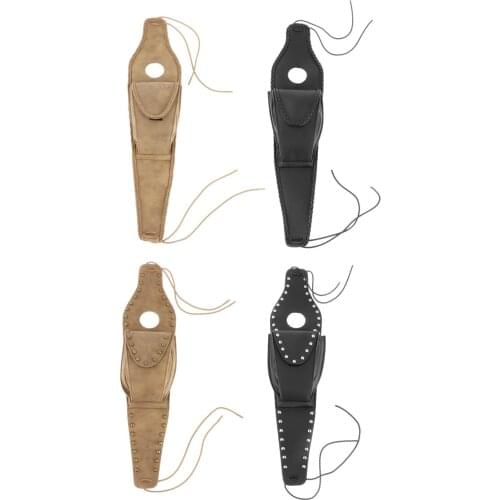 PU Leather Motorcycle Gas Tank Cover Panel Bag Pouch for Harley Sportster, Compact Lightweight