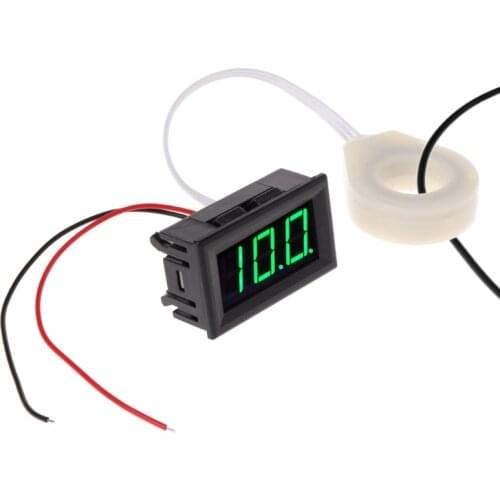 DC 5-120V 100A Digital Voltmeter Current Voltage Amp Meter w Hall Effect Sensor