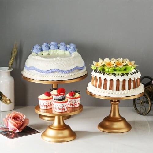 Home Cake Stand Party Display Stand Wedding Decoration Wrought Iron Birthday Tray Dessert Fudge Desktop Afternoon Tea Cake Tools
