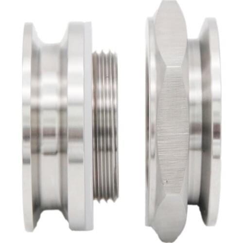 Weldless 2" TC Triclamp Bulkhead - Double Sided 304 Stainless Steel Homebrew Kettle Bulkhead