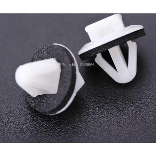 50Pcs Door Panel Moulding Clip Nylon Retainer With Sealer A15695 For Toyota Corolla Pickup 62955-20020