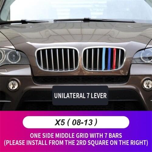 For BMW X1 X3 X4 X5 X6 E84 E70 E71 F15 F16 F25 F26 G01 G02 G05 M 3 Color Front Kidney Air Grille Radiator Grille Cover Trim