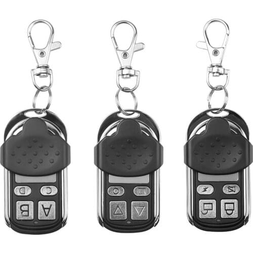 Kebidu 433Mhz 4-button Copy Remote Control For Garage Gate Clone Cloning Code RF Transmitter Duplicator For Electric Door Alarm