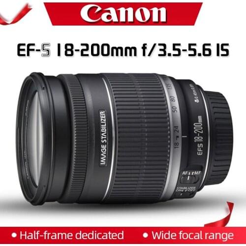 Canon EF-S 18-200mm f/3.5-5.6 IS anti shake standard zoom lens is suitable for portrait scenery and street view photography