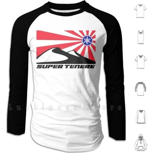 Super Tenere Hoodie Long Sleeve Super Tenere Tenere Adventure Motorcycling Motorcycle Rally Desert Adventure
