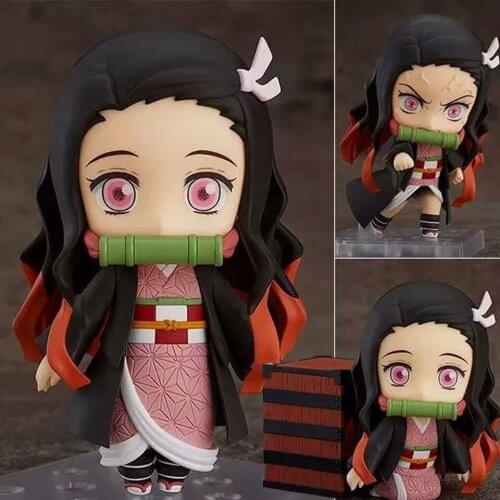 Tronzo Demon Slayer Kimetsu no Yaiba Cute Kamado Nezuko Movable Action Figure For Children Birthday Gifts