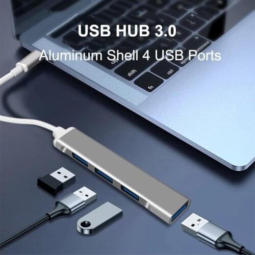 USB C Hub 3.0 Type-c 4 Prot 4 in 1 Multi Splitter Adapter OTG USB C Dock for MacBook Lenovo Xiaomi Laptop Computer Accessories