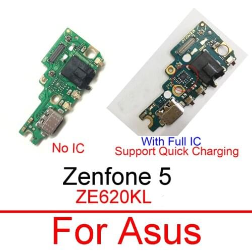 USB Charging Dock Port Micro PCB Board For Asus Zenfone 5 ZE620KL Charger Jack Plug Connector Board Flex Cable Replacement Parts