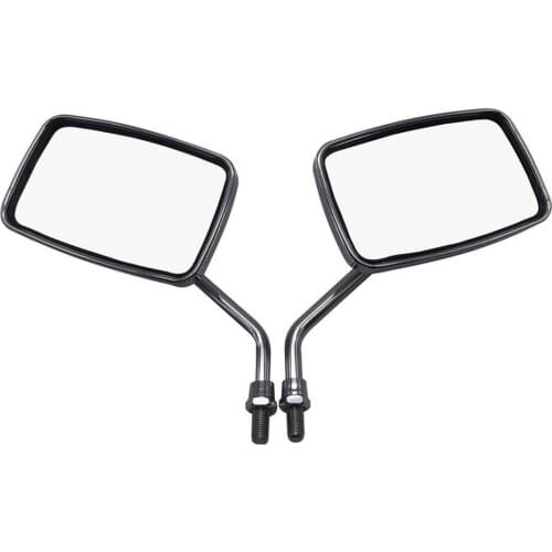 10mm Motorcycle Modified Rearview Mirror Square Rearview Mirror Prince Car Big Tortoise King Rearview Mirror Rearview Mirror