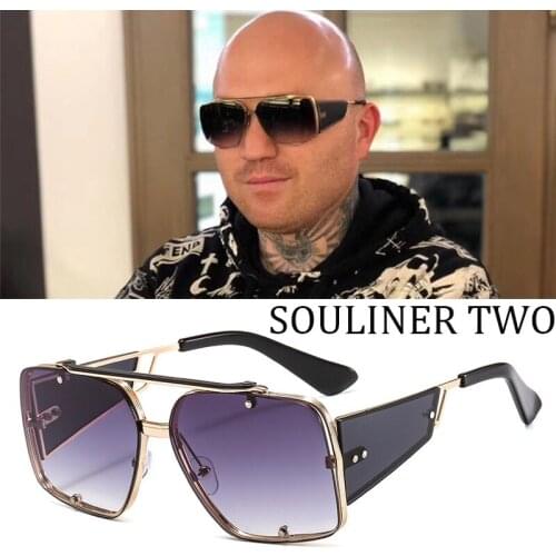 2020 New Mens Retro Metal Brand aviation Sunglasses Women Fashion Luxury Large Frame high qualit Sunglasses UV400 Oculos De Sol