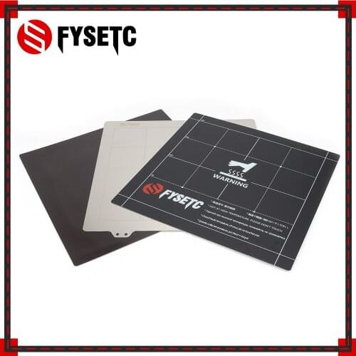 220x220mm Fles Magnetic Heatbed Build Surface B Plate Sheet + Plate Sticker +Spring Steel Sheet For Wanhao i3 Anet A8 A6 Ender 5