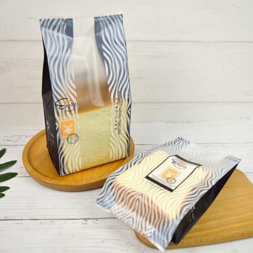 300X CPP Composite Material Thermosolver Sealed Toast,Sliced Bread Bag,Cake and Dessert Bag,Baking Packaging,Double Thickness10C