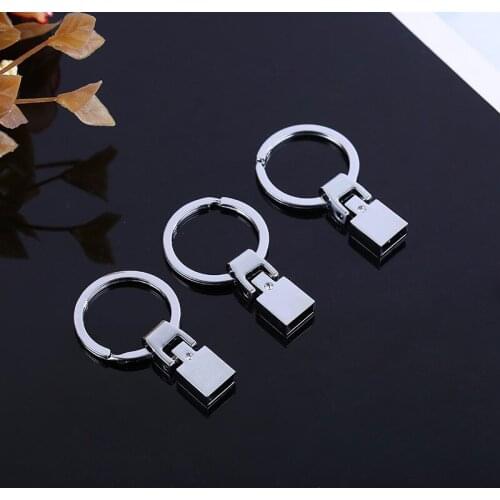 5PCS 8MM Zinc Alloy Keychains Key Rings Fit 8MM Straps Strips Key Chain DIY Accessories For Handmade Jewelry