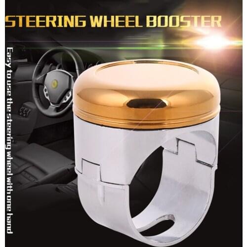 Luxury Metal Car-Styling Steering Wheel Knob Ball Auto Steering Wheel Knob Ball Turning Assistant Steering Wheel Booster Ball