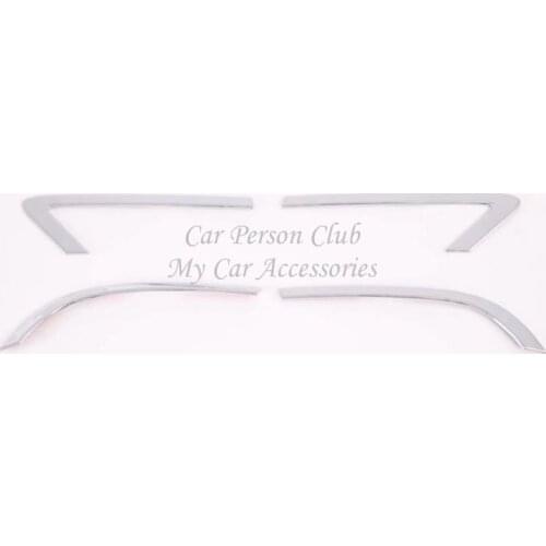 For Hyundai Tucson 2019 2020 ABS Chrome Rear Tail Fog Reflector Light Lamp Strip Cover Moudling Trim Car Styling Accessories