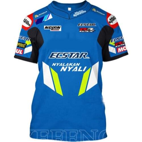 2019 MOTO GP For Suzuki Racing Team Riding Racing Sports T-Shirt New No fading Knigh Tee