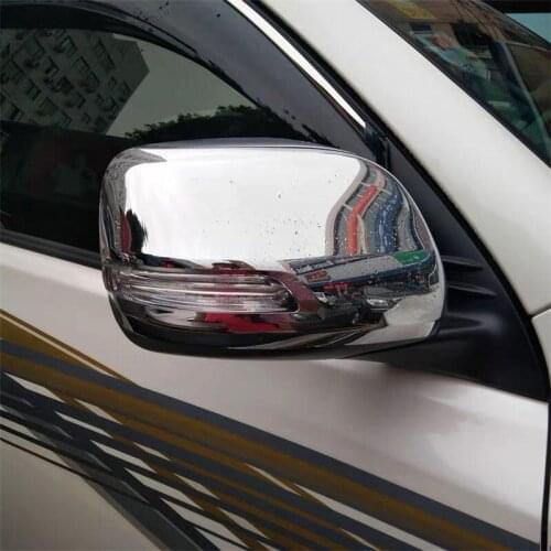 Chrome Door Mirror Cover For Toyota Land Cruiser Prado LC150 FJ1502010-2013 2014-2017 2018 2019 Car Styling Tuning Accessory