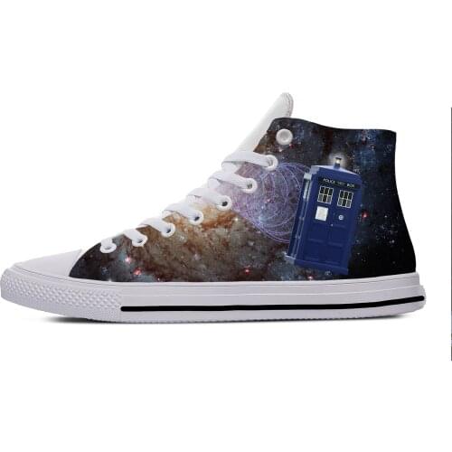 Anime Doctor Who DR Who Fashion Popular Cool Casual Canvas Shoes High Top Lightweight Breathable 3D Printed Men women Sneakers