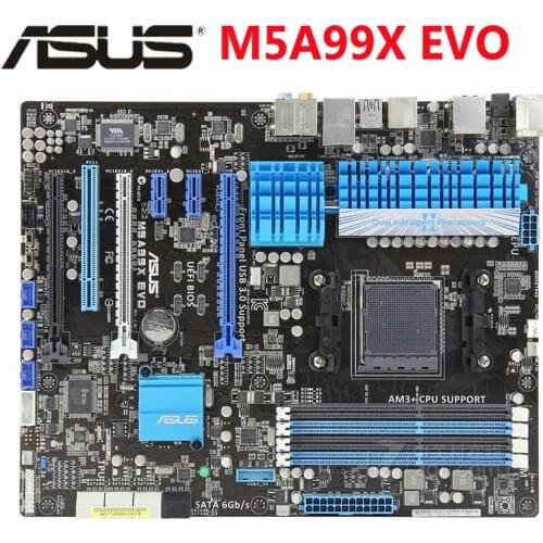 ASUS M5A99X EVO Motherboard ATX M5A99X-EVO Socket AM3+ Systemboard DDR3 For AMD 990X Overclocking 32GB Desktop Mainboard Used