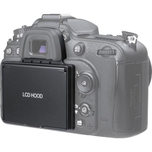 Minglu LCD Screen Protector Pop-up sun Shade lcd Hood Shield Cover for Mirrorless Digital CAMERA FOR nikon D7200 D7100 camera