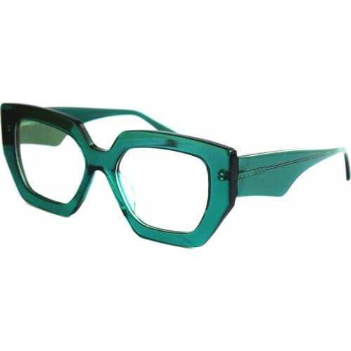 High Quality Retro Stylish Thick Acetate Square Frame Glasses Men Women Optical Prescription Eyeglasses 479