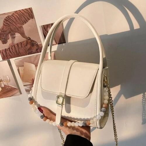 Solid color Square Tote bag 2021 Fashion New High-quality PU Leather Womens Designer Handbag Solid color Shoulder Messenger Bag