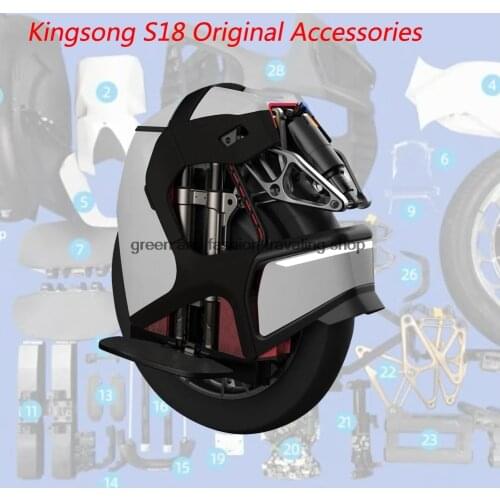Kingsong S18 Original Accessories Shell, Mudguard, Shock Absorber. Tires, Motherboards, Batteries,Handle Bar