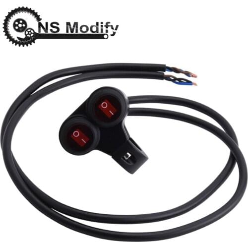 NS Modify 12V Motorcycle Switches Scooter Handlebar Turn Signal Lamp Fog Lights Horn for ON OFF Start Ignition Switch