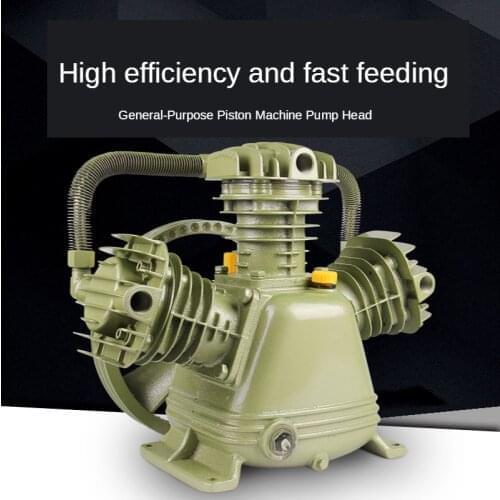Piston industrial high pressure double cylinder air compressor pump head air compressor head air pump accessories