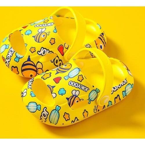 Kids Slippers New Summer Boys Girls Slippers Non-slip 1-5Years Children Beach Shoes Baby Home Sandals Kids Flip Flops