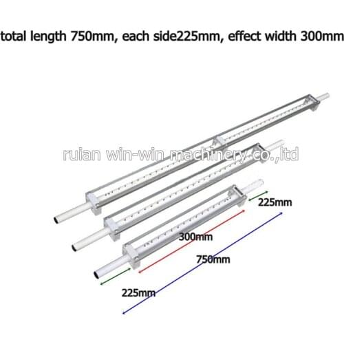 4pcs static bar bag making machine spare parts no wire total length 750mm, each side 225mm, effect width 300mm