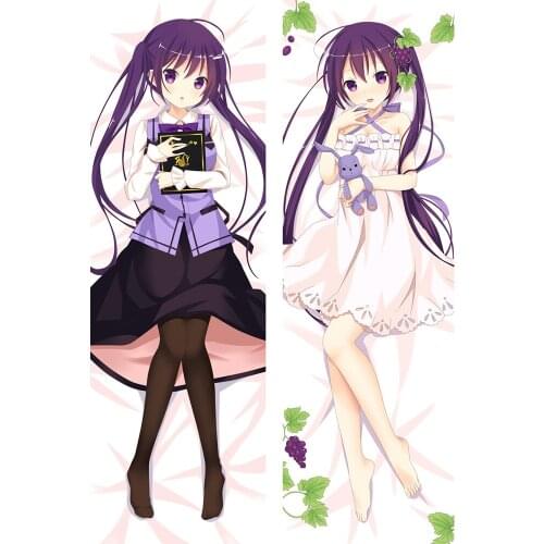 Anime Is the Order A Rabbit Tedeza Rize Dakimakura Hugging Body Pillow Case Otaku Throw Cushion Pillow Cover