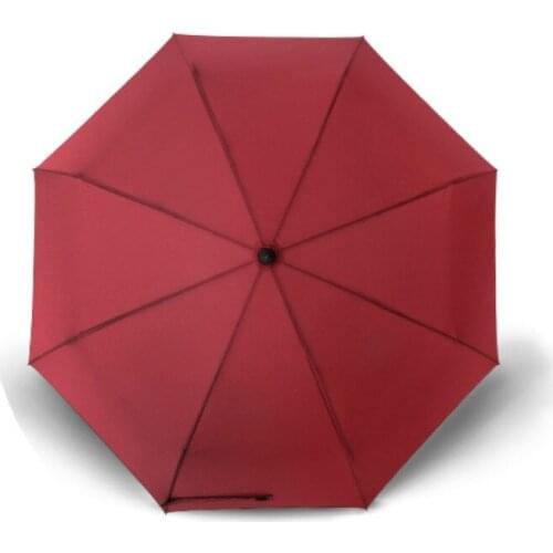 Automatic folding umbrella creative business men and women womens rain 8 Ribs female gear paraguas