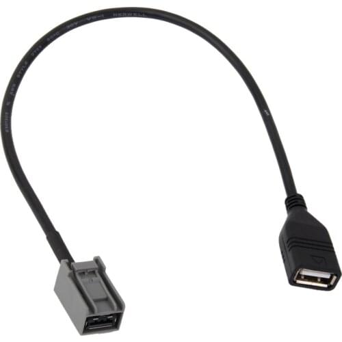 Car USB AUX MP3 Audio Input Cable For Honda SPIRIOR Accord Odyssey 2009 30cm Durable ABS Plastic