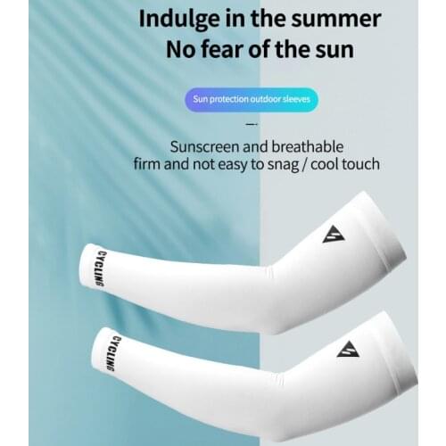 1 Pairs Unisex Arm Sports Sleeve Cover Cycling Running UV Sun Protection Outdoor Sports Sleeves for Running Fishing Cycling Ski