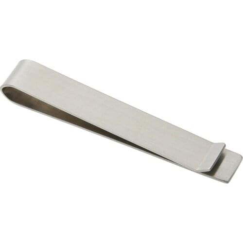 Long Metal Stainless Steel Money Clip Collar Card Clip Cash Holder Folder Money Holder