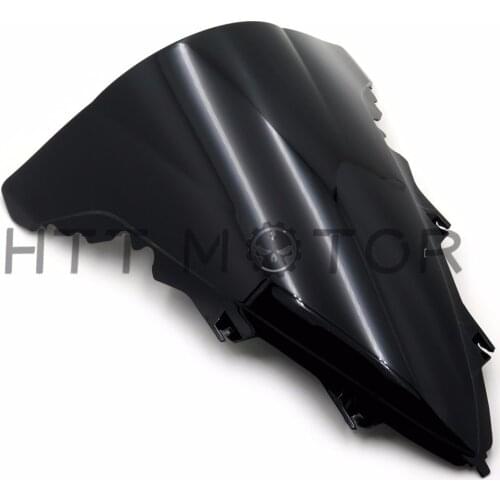 Double Bubble Windshield Windscreen For Yamaha YZF-R1 2009-2014 2010 2011 2012 2013 Aftermarket motorcycle parts Black