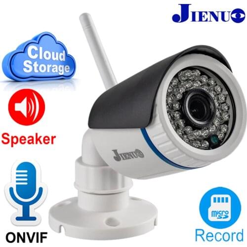 JIENUO Cloud Storage Camera Wireless IP Cam HD Audio Cctv Surveillance IPCam Wifi Outdoor Waterproof Infrared 2MP Home Security
