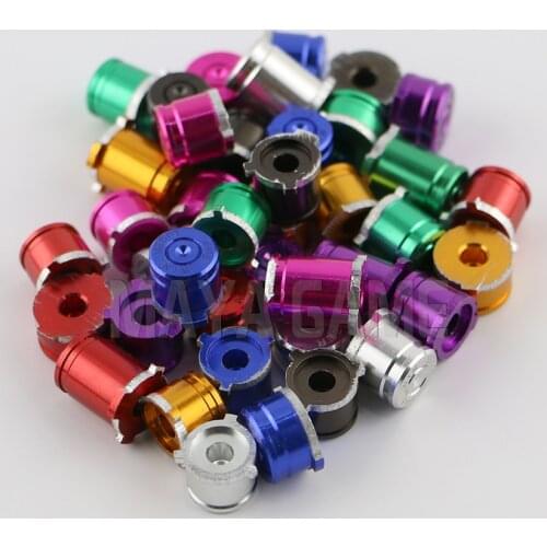 OCGAME high quality Aluminum Alloy Metallic Metal buttons for xbox one customize abxy with guide bullet buttons