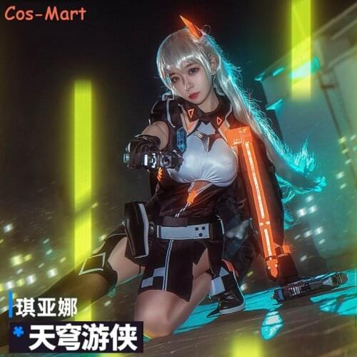 Hot Game Honkai Impact 3 Kiana Kaslana Cosplay Costume Sky Ranger Combat Uniform Female Activity Party Role Play Clothing S-XL