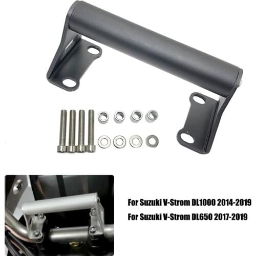 For Suzuki V-strom DL650 2017-2019/ V-Strom DL1000 2014-2019 Motorcycle Navigation Phone Mount Bracket Aluminum GPS Phone Holder