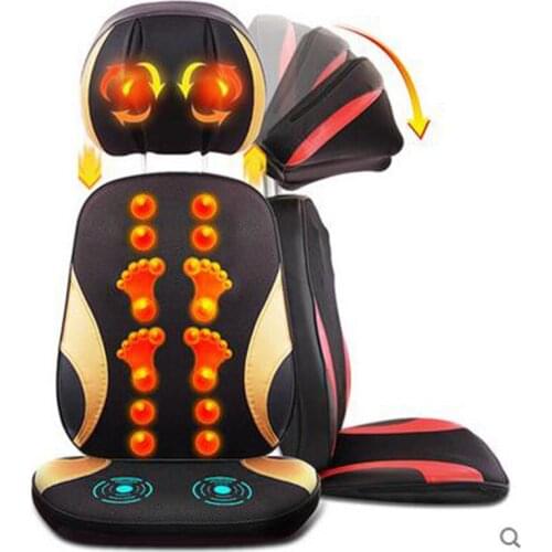 Cervical spine massager massage cushion body multi-purpose massage pillow chair cushion cushion for leaning on of household