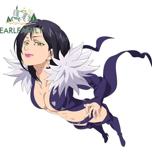 EARLFAMILY 13cm x 11.4cm For Merlin Anime Decal Creative Car Assessoires Waterproof Stickers 3D Car Body Windshield Decoration