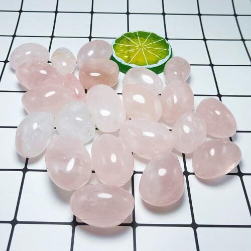 Natural rose Quartz Tumbled stone Pink Crystal gravel random form Reiki Healing