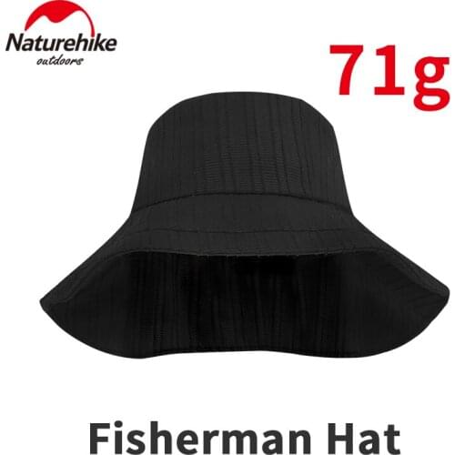 Naturehike Unisex Summer Sun Hat UPF50+ Outdoor Leisure Widened Brim Beach Cap Travel Fishing Fold Breathable Fisherman Hat
