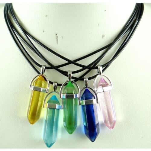 Wholesale natural stone aventurine Quartz Crystal Turquoises tiger eye Pendants Pendant for diyJewelry Necklaces Accessories