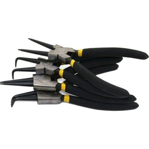 Circlip Plier Snap Ring Plier Spring Pliers Internal External Curved Straight Tip Circlip Snap Ring Plier