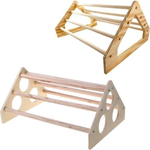 Backyard Chick Perch Strong Wooden Jungle Gym Roosting Bar Chicken Toys for Coop Brooder