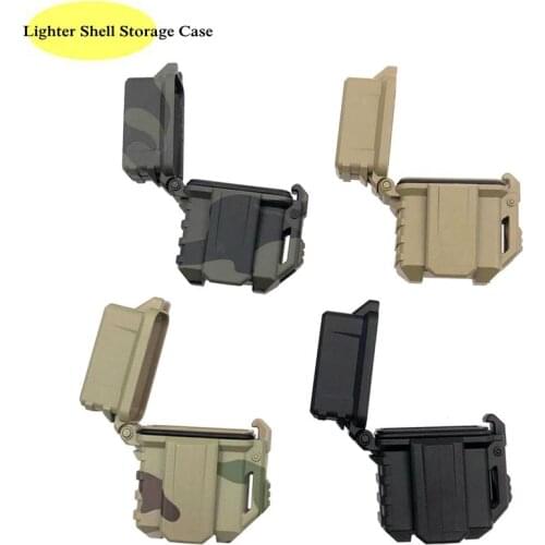 Tactical Lighter Shell Storage Case For Zippo Inner Tank Lighter Container Organizer Holder Sleeve Outdoor Camping Survival Tool