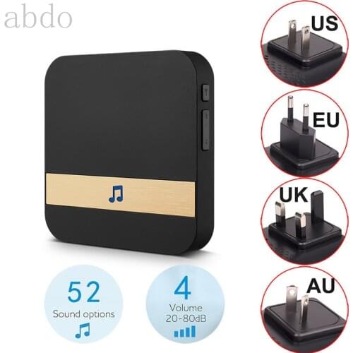 AC 110-220V Smart Indoor Doorbell Wireless WiFi Door Bell US EU UK AU Plug XSH app For M3 D100 EKEN V5